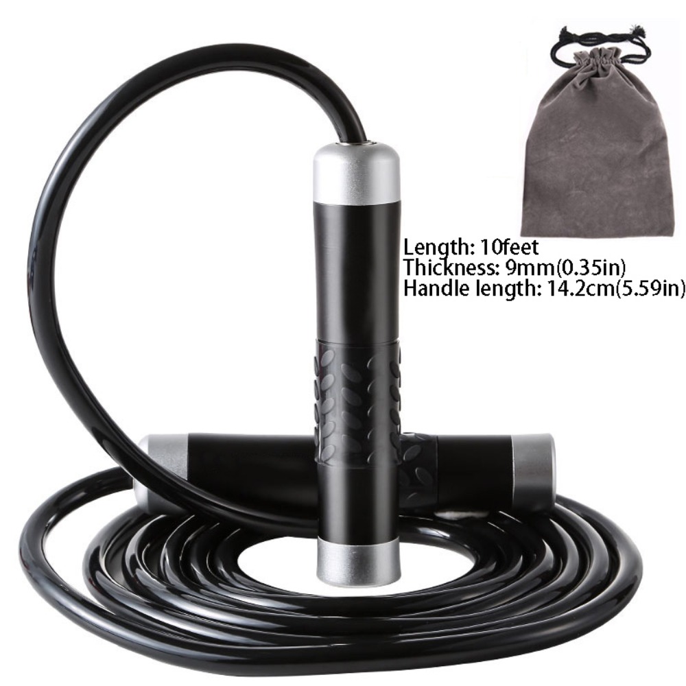 Jump Rope Speed Bearing - Aluminiumlegierungs-Springseil mit Gewichten, 300 cm Länge,