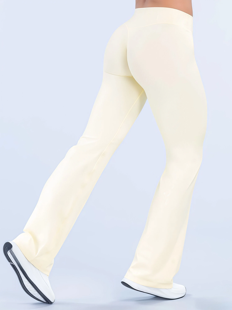 Crossfit Yoga - HISTELLO Origin Flares Sport-Fitness-Schlaghosen für Damen,