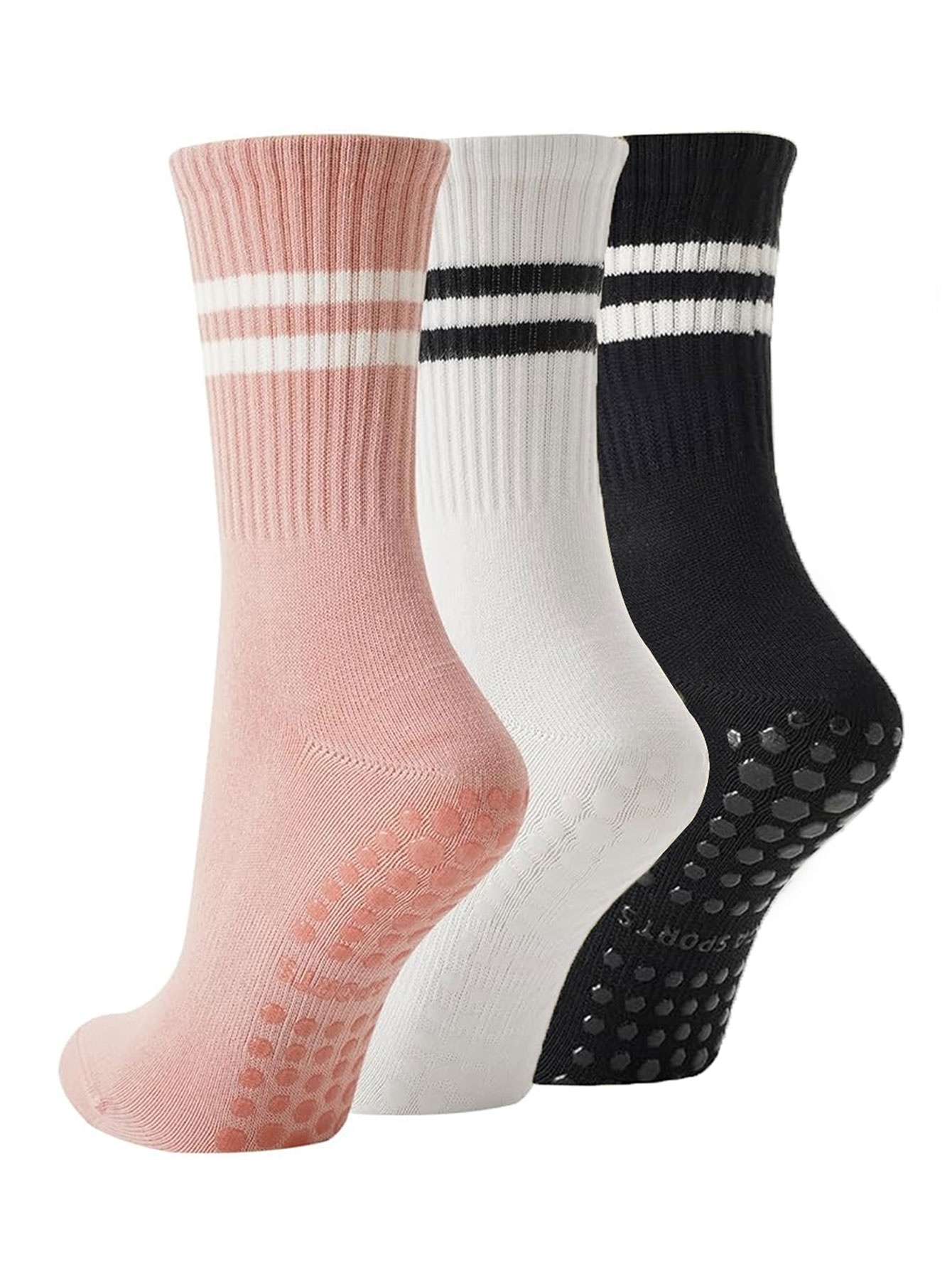 3 Paar Yoga-Socken, rutschfest – Crossfit Yoga Bewertung und Preis
