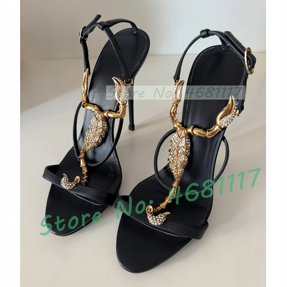 Schwarze Ledersandalen mit gol – Crossfit Ladies Bewertung und Preis