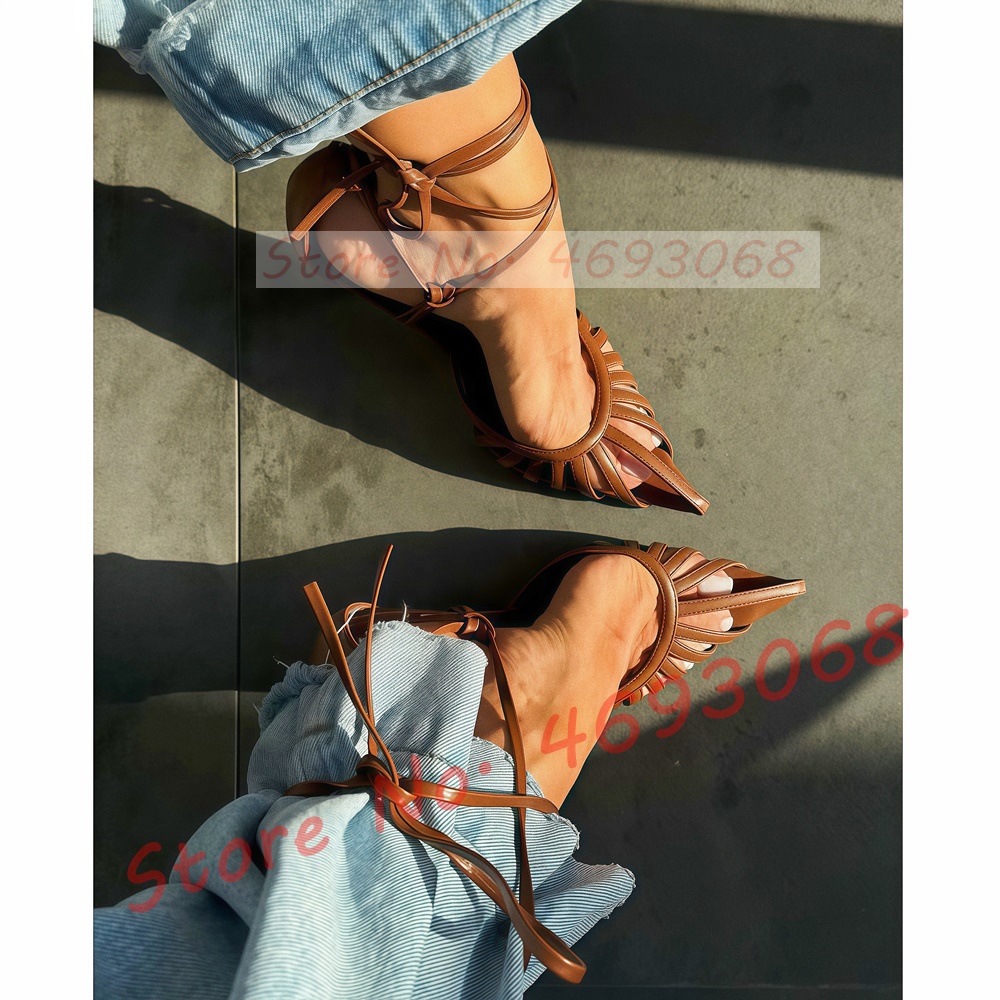 Braune spitze Zehensandalen fü – Crossfit Ladies Bewertung und Preis